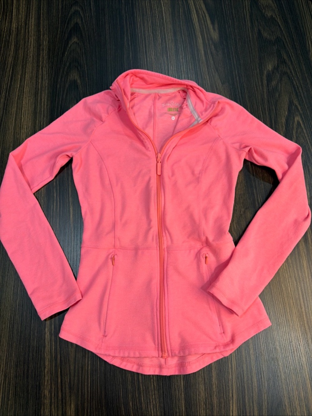 Lilly Pulitzer Weekender Luxletic Pink Jacket Pockets Size XS